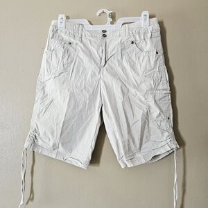 Women's Tan Cargo Shorts